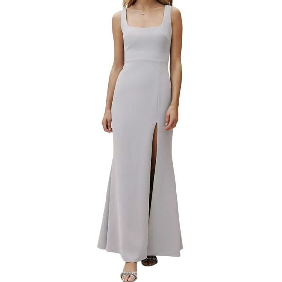 NWT BHLDN Anthropologie Plus Adena Square Neck Bridesmaid Maxi Dress - Picture 1 of 9